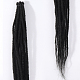 ポリエステルウィッグ  ブラック  610x8mm&nbsp;AJEW-WH20070-034B-7