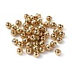 真鍮ビーズ  長持ちメッキ  ラウンド  18KGP本金メッキ  6x5.5mm  穴：1.5mm  50個/袋&nbsp;KK-WH0051-28C-2