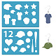 Acrylic Earring Handwork Template&nbsp;DIY-WH0359-069-1