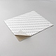 ラインストーンステッカー  長方形  ライトロザリン腹筋  240x200x1.7mm&nbsp;DIY-WH20048-003J-3