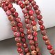 Dyed Natural Imperial Jasper Round Bead Strands&nbsp;G-M274-01-8mm-7