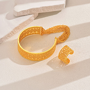 アンティークネックレス 多種天然石装飾 取り外し式 & ブレスレット