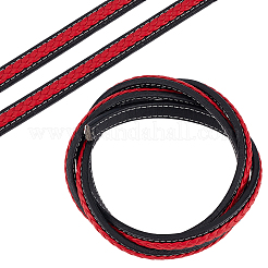 1M Flat Double-Deck Micro Fibe Imitation Leather Cord&nbsp;LC-CL0001-06A