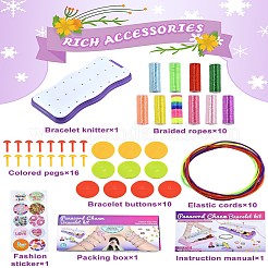 DIY Bracelet Making Kits&nbsp;DIY-YWC0005-06