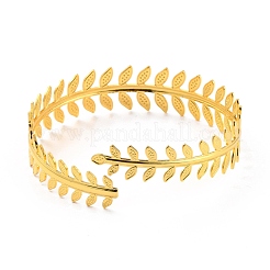 Leaf Upper Arm Cuff Band&nbsp;AJEW-G033-02G