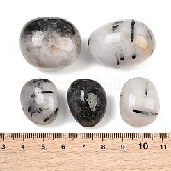 Natural Tourmalinated Quartz Beads&nbsp;GG-CBAD0F6-B22-01