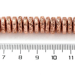 Electroplated Natural Lava Rock Beads Strands&nbsp;G-I360-A05-03