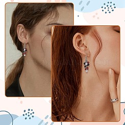 DIYジュエリー作りのパーツキット  丸いアクリルとABSプラスチックの模造真珠ビーズを含む  ミックスカラー  6x5.5~6mm  穴：1.5~2mm  1000個/セット&nbsp;DIY-SP0005-37B