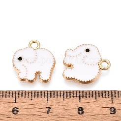 Alloy Enamel Charms&nbsp;PALLOY-T092-31G-02