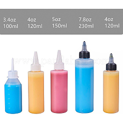 プラスチック接着剤ボトル  ホワイト  15.6x4.9cm  容量：230ミリリットル  8個/セット&nbsp;DIY-BC0009-10