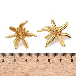 Flower 304 Stainless Steel Stud Earrings for Women&nbsp;EJEW-K333-08G