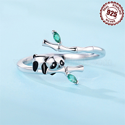 925 Sterling Silver Adjustable Open Cuff Rings&nbsp;FS-WGD27BF-01