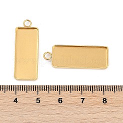 304 Stainless Steel Pendant Cabochon Settings&nbsp;STAS-M090-01G