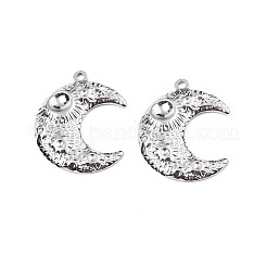 Non-Tarnish 201 Stainless Steel Pendant Cabochon Settings&nbsp;STAS-T063-192P