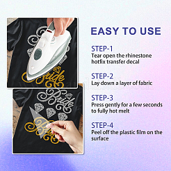 Glass Hotfix Rhinestone&nbsp;DIY-WH0303-823