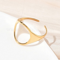 304 Stainless Steel Cuff Open Rings&nbsp;SA-CBA8AFD-03G