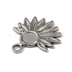 Non-Tarnish 304 Stainless Steel Pendant Cabochon Settings&nbsp;STAS-G278-05P