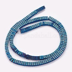 Electroplated Non-magnetic Synthetic Hematite Beads Strands&nbsp;G-P367-D05