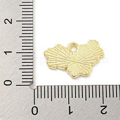 合金エナメルチャーム  ゴールドカラー  桜のチャーム  ブラック  11x18x1.5mm  穴：1.8mm&nbsp;ENAM-Z015-06G-03