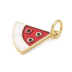 Brass Enamel Charms&nbsp;KK-A273-34G-01