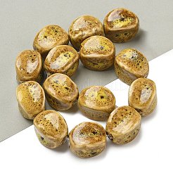 Handmade Porcelain Beads Strands&nbsp;PORC-B002-17A