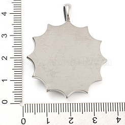316L Surgical Stainless Steel Pendants&nbsp;STAS-D012-02AS