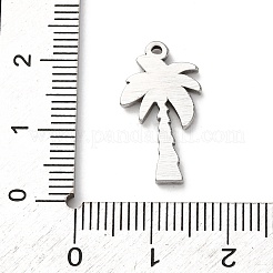 304ステンレスペンダント  プラチナ  ステンレス鋼色  20x11x2mm  穴：1mm&nbsp;STAS-I348-01P-03