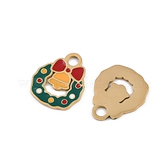 304 Stainless Steel Enamel Charms&nbsp;STAS-G357-01G-10