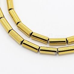 Grade A Electroplate Non-magnetic Synthetic Hematite Beads Strands&nbsp;G-N0014-27