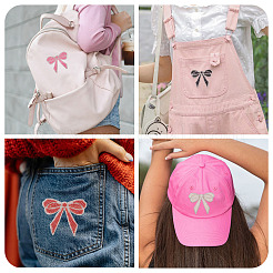 8Pcs 4 Colors Polyester Cloth Patches&nbsp;PATC-TA0001-29