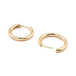 真鍮huggieフープピアス  ライトゴールド  19x19.5x2.5mm&nbsp;EJEW-I289-22B-G