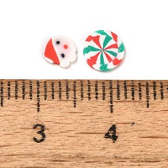 Christmas Theme Handmade Polymer Clay Cabochons&nbsp;CLAY-Q004-19A