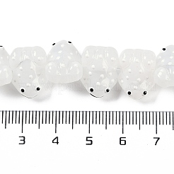 Transparent Glass Enamel Beads Strands&nbsp;GLAA-B021-05A