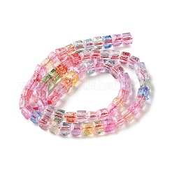 Electroplate Imitation Jade Glass Beads Strands&nbsp;EGLA-A047-02