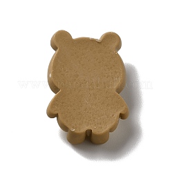 オペーク樹脂カボション  クマ型ミニ扇風機  シエナ  25.5x19x8.5mm&nbsp;DIY-K057-28