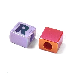 Opaque UV Plating Acrylic Beads&nbsp;PACR-Z002-02