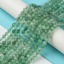 Natural Green Strawberry Quartz Beads Strands&nbsp;X-G-Z034-A02-03