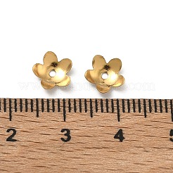 304 Stainless Steel Bead Caps&nbsp;STAS-P448-09K-G