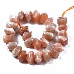 Natural Sunstone Beads Strands&nbsp;G-S376-007