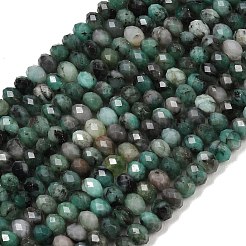 Natural Emerald Beads Strands&nbsp;G-B175-A23-4x6mm
