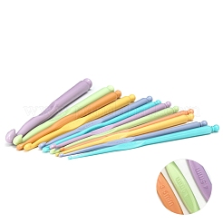 ABS Plastci Handle Head Crochet Hook Set&nbsp;PW-WG52426-01