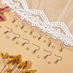 100Pcs 2 Style Earring Hooks and Open Jump Rings&nbsp;STAS-SZ0001-73