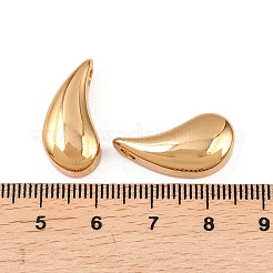 304ステンレスペンダント  ティアドロップチャーム  ゴールドカラー  22x10.5x7mm  穴：3mm&nbsp;STAS-P438-22G