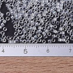 MIYUKIデリカビーズ  シリンダー  日本製シードビーズ  11/0  (db0050) クリスタル光沢  1.3x1.6mm  穴：0.8mm  約2000個/10g&nbsp;X-SEED-J020-DB0050