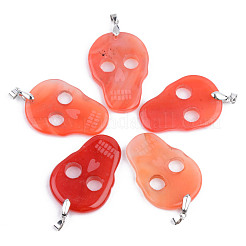 Halloween Themed Natural Agate Big Pendants&nbsp;G-S359-181