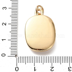 ゴールデントーン真鍮エナメルペンダント  楕円形と鳥のチャーム  グリーン  27.5x18x4mm  穴：4mm&nbsp;KK-CBADFD5-03G-D