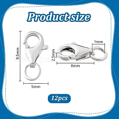 925 Sterling Silver Lobster Claw Clasps&nbsp;STER-PH0002-66