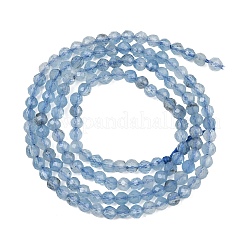 Natural Devil Blue Aquamarine Beads Strands&nbsp;GG-CBAF158-D01-02