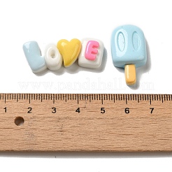 Opaque Resin Decoden Cabochons&nbsp;RESI-K037-01