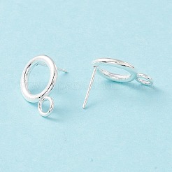 304 Stainless Steel Stud Earring Findings&nbsp;STAS-P308-02A-S